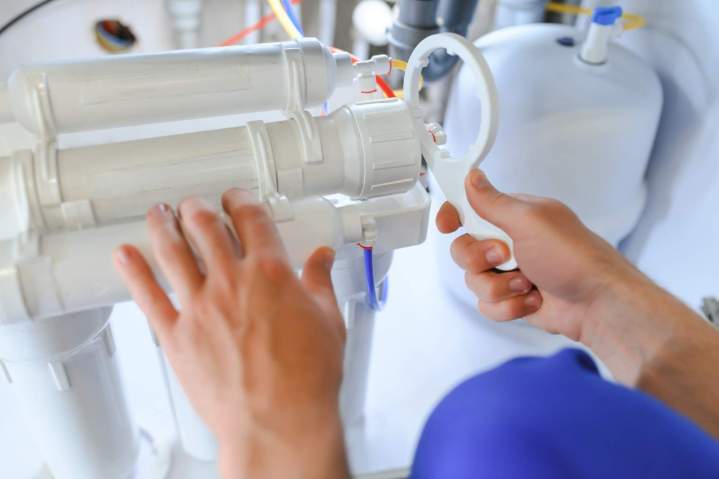 Mise en servie système filtration eau Dordogne